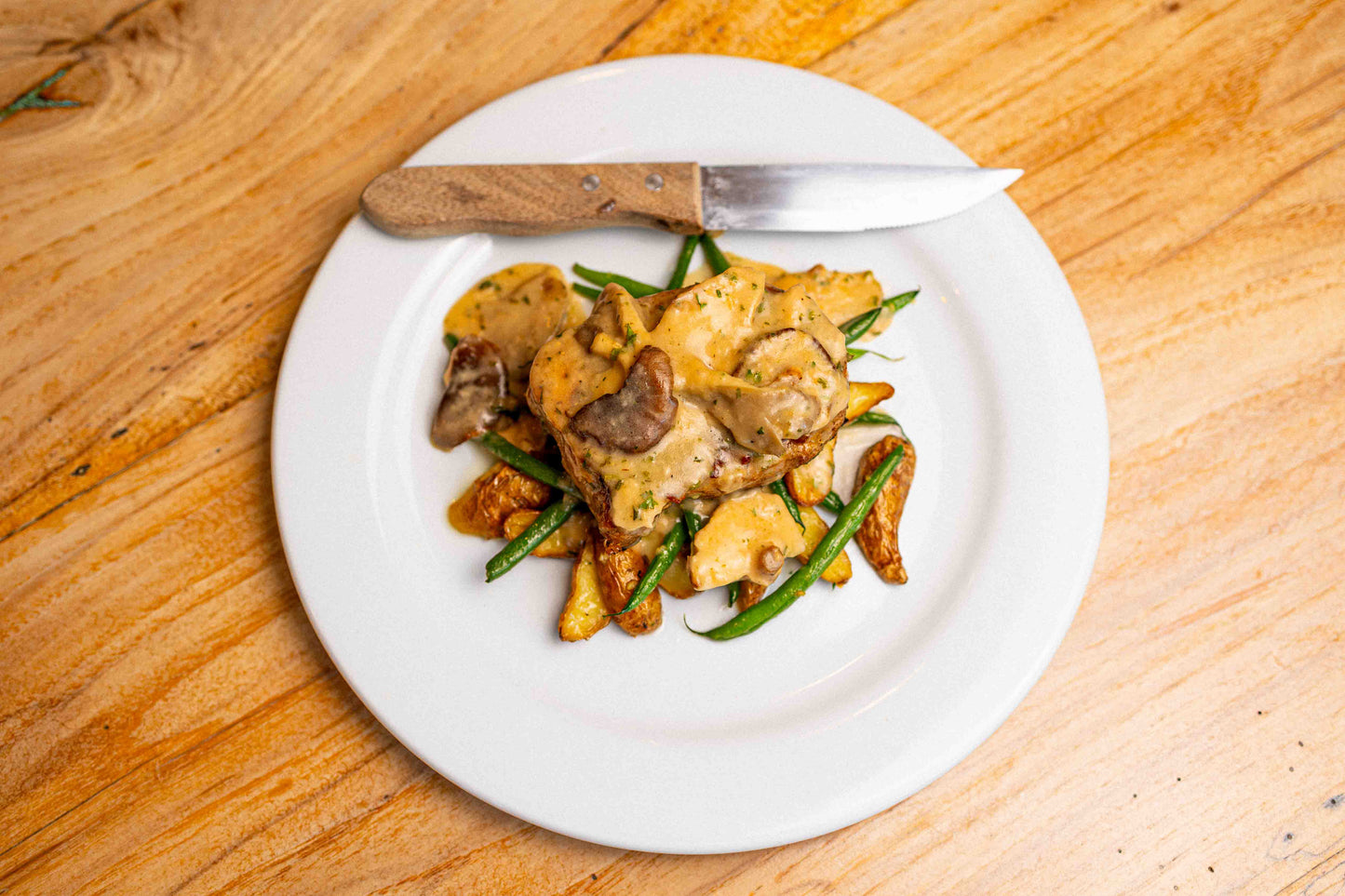 Seared Pork Ribeye
