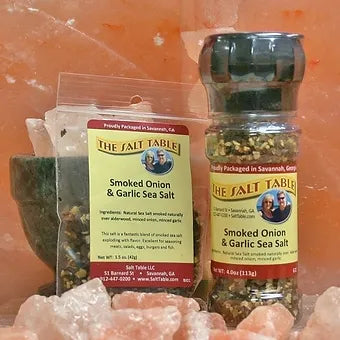 The Salt Table Smoked Onion & Garlic Salt Grinder