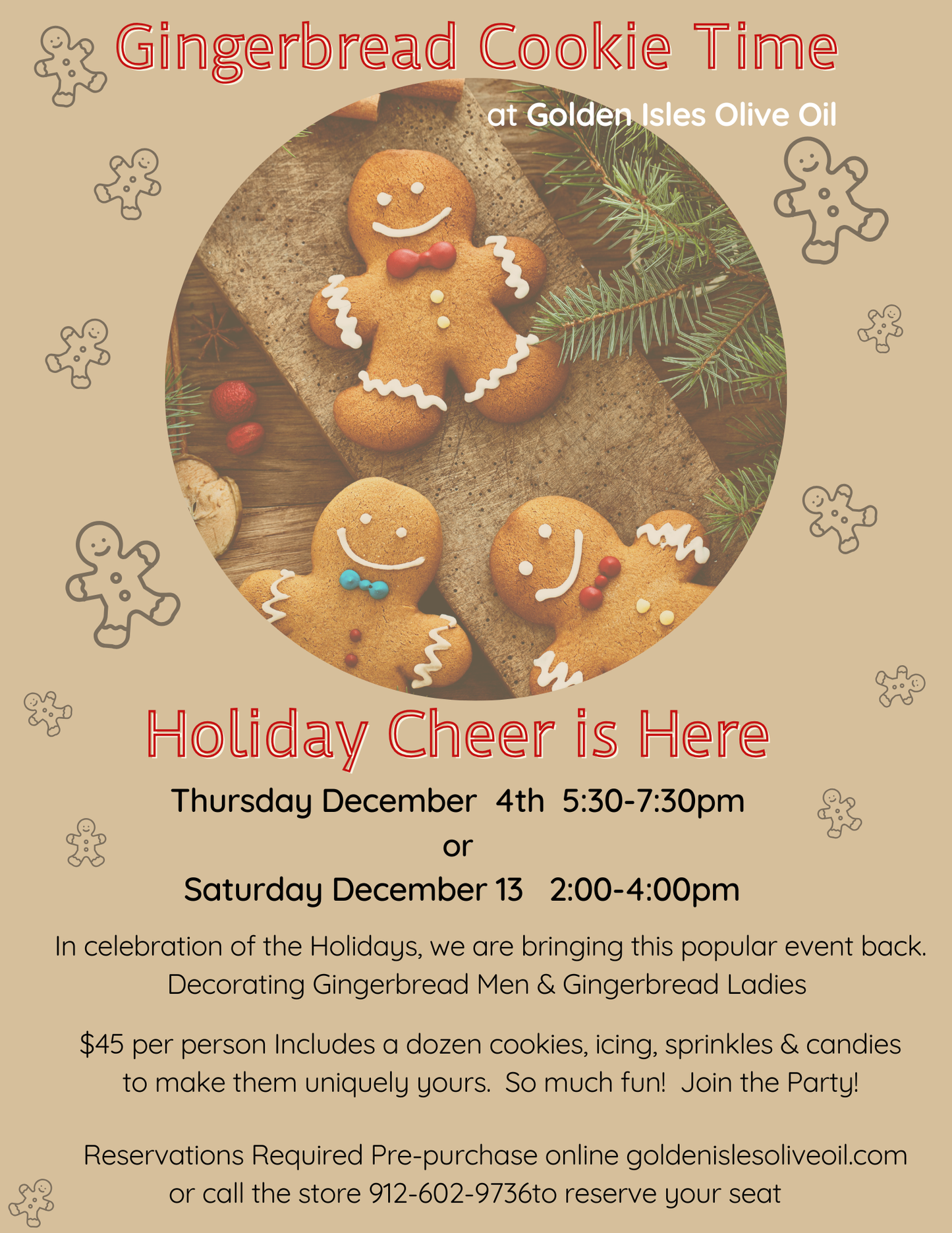 Gingerbread Cookie Decorating Party