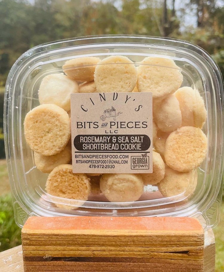 Cindy's Bits & Pieces Rosemary Sea Salt Shortbread Cookies