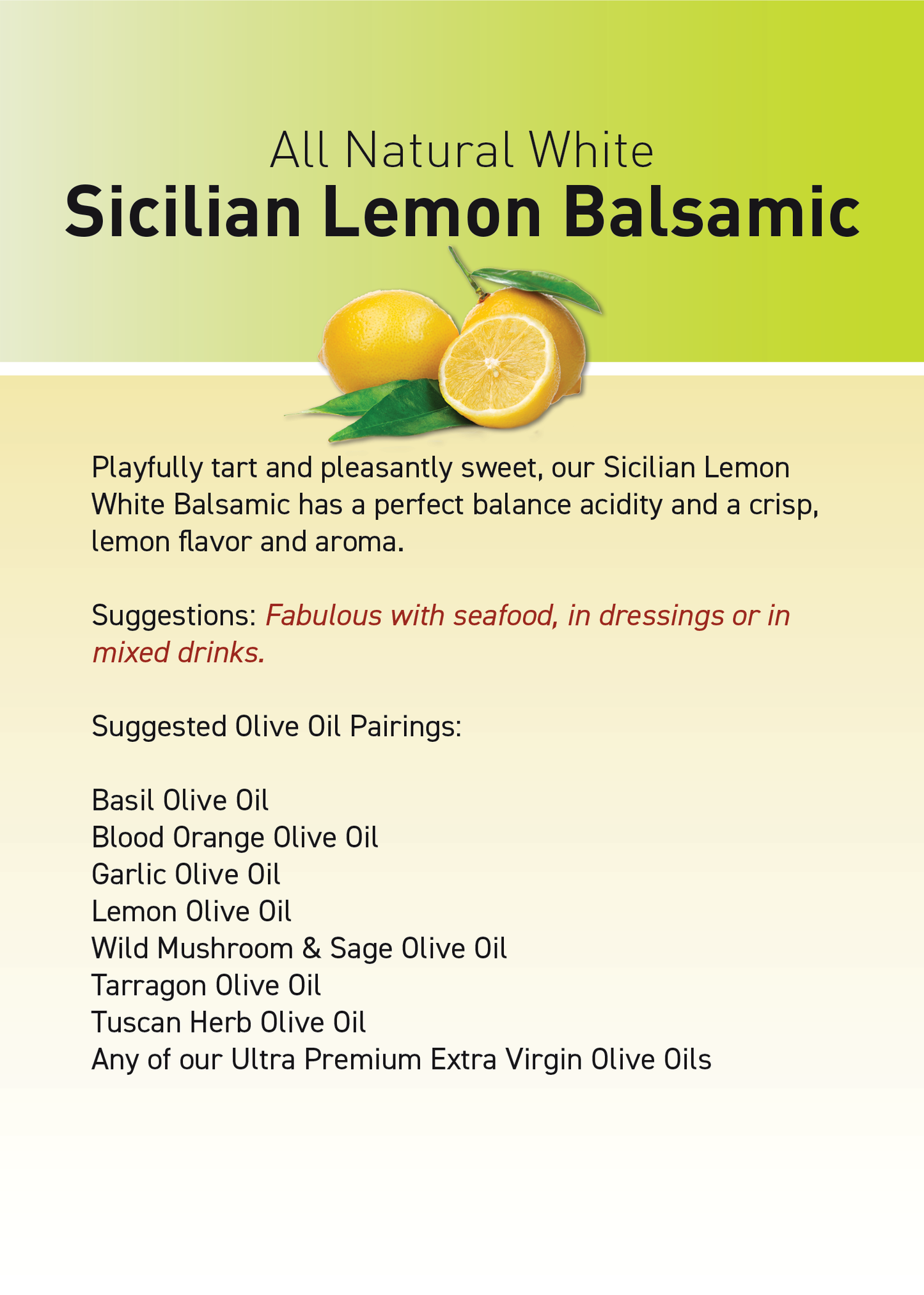 Sicilian Lemon Balsamic