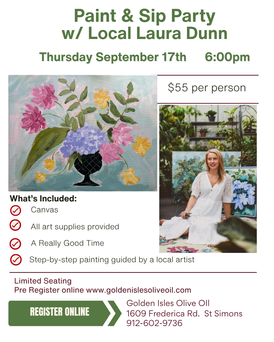 Paint & Sip with Laura Dunn