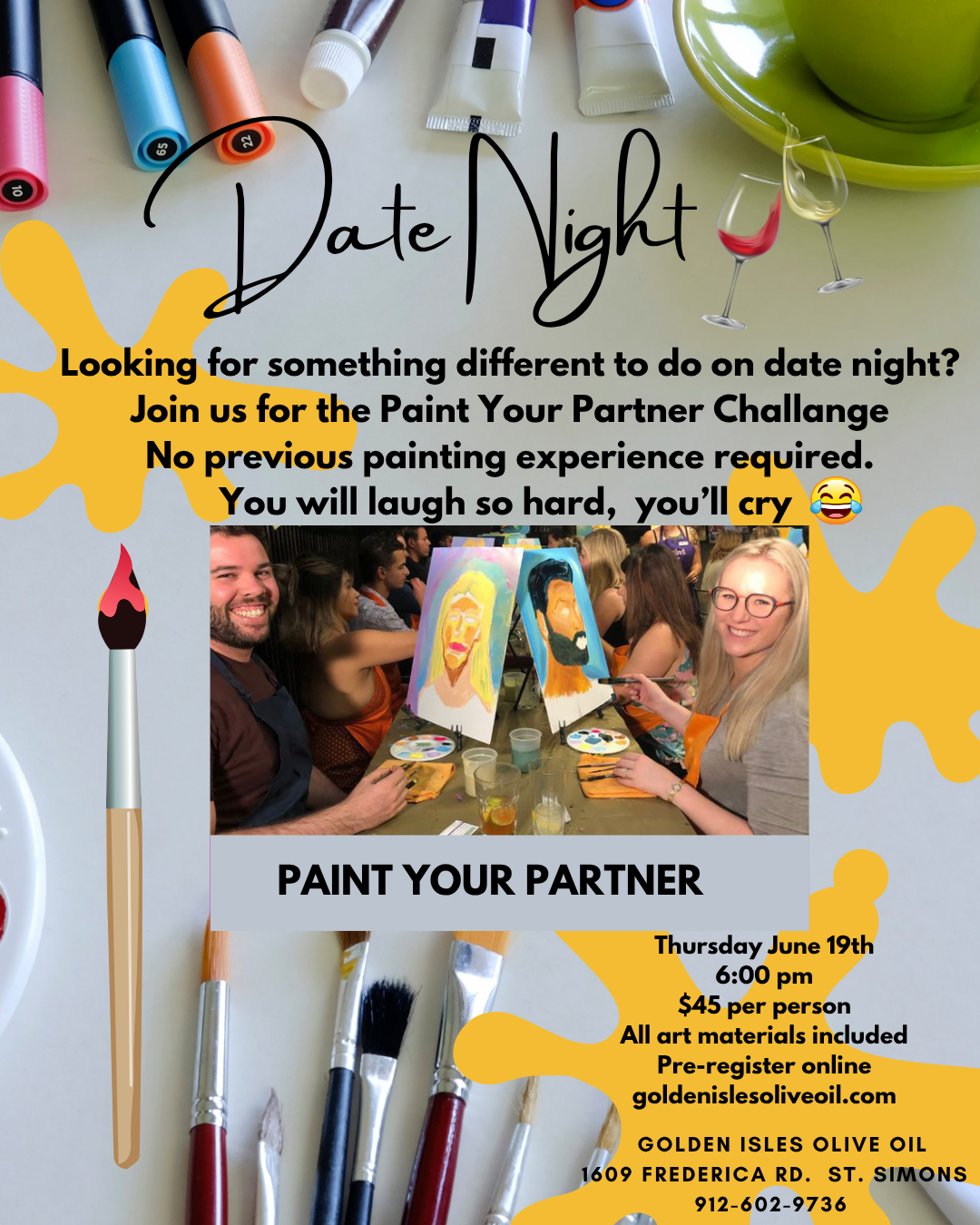 Date Night Paint Your Partner