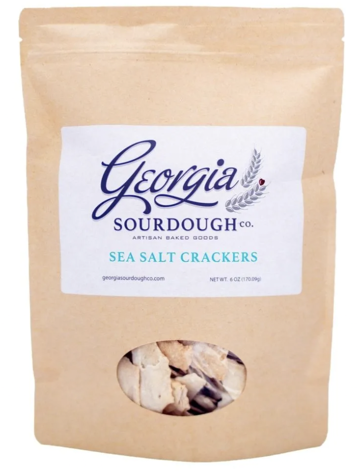 GA Sourdough Handmade Sea Salt Crackers