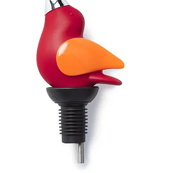 Chirpy Top Wine Pourer Red / Orange