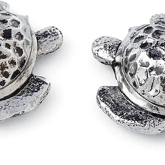 Metal Turtle Salt & Pepper Set
