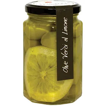 Squashed Green Olives with Lemon