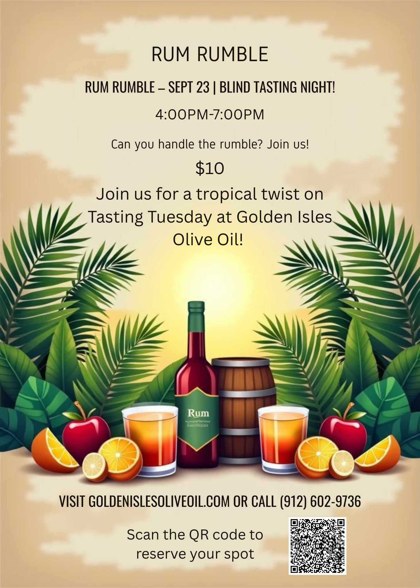 Rum Rumble Whiskey Tasting