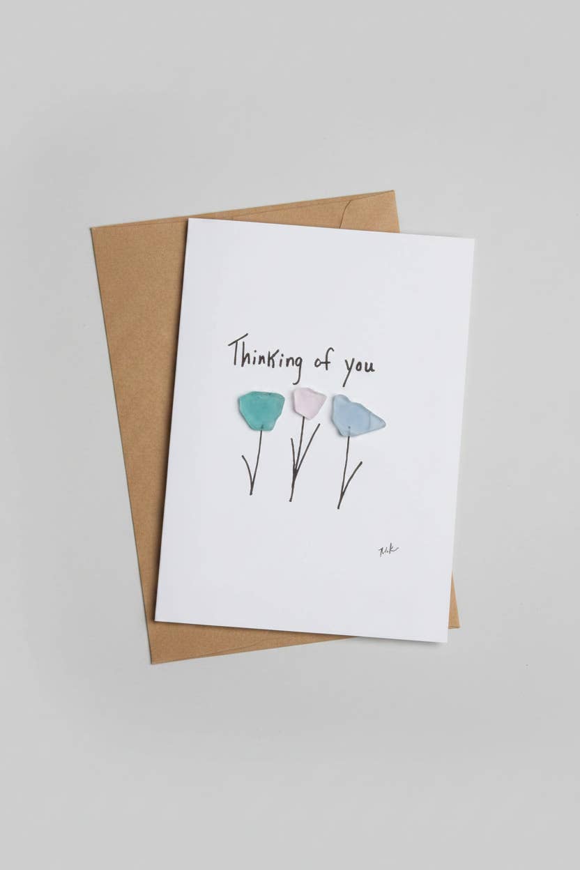 Seaglass Greeting Cards - Thinking of You