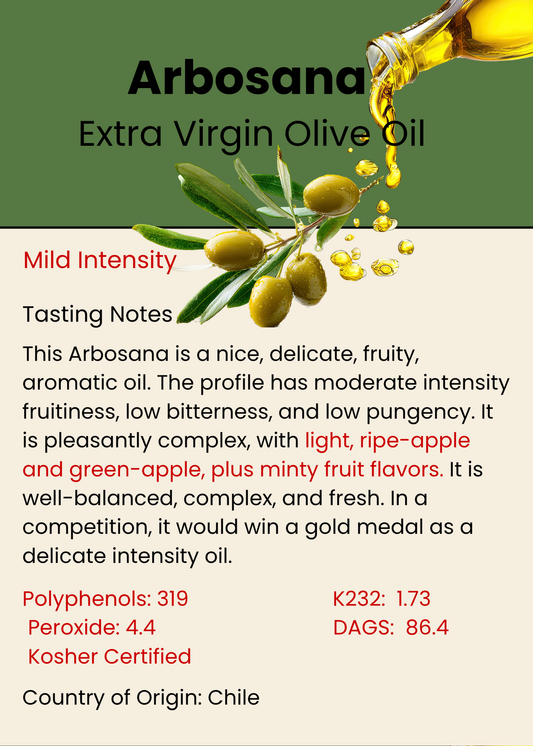 Arbosana Extra Virgin Olive OIl
