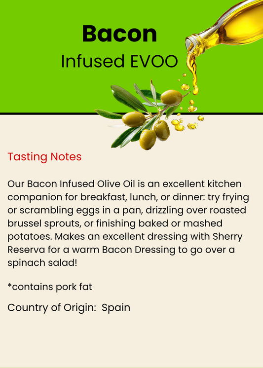 Infused Bacon Olive Oil