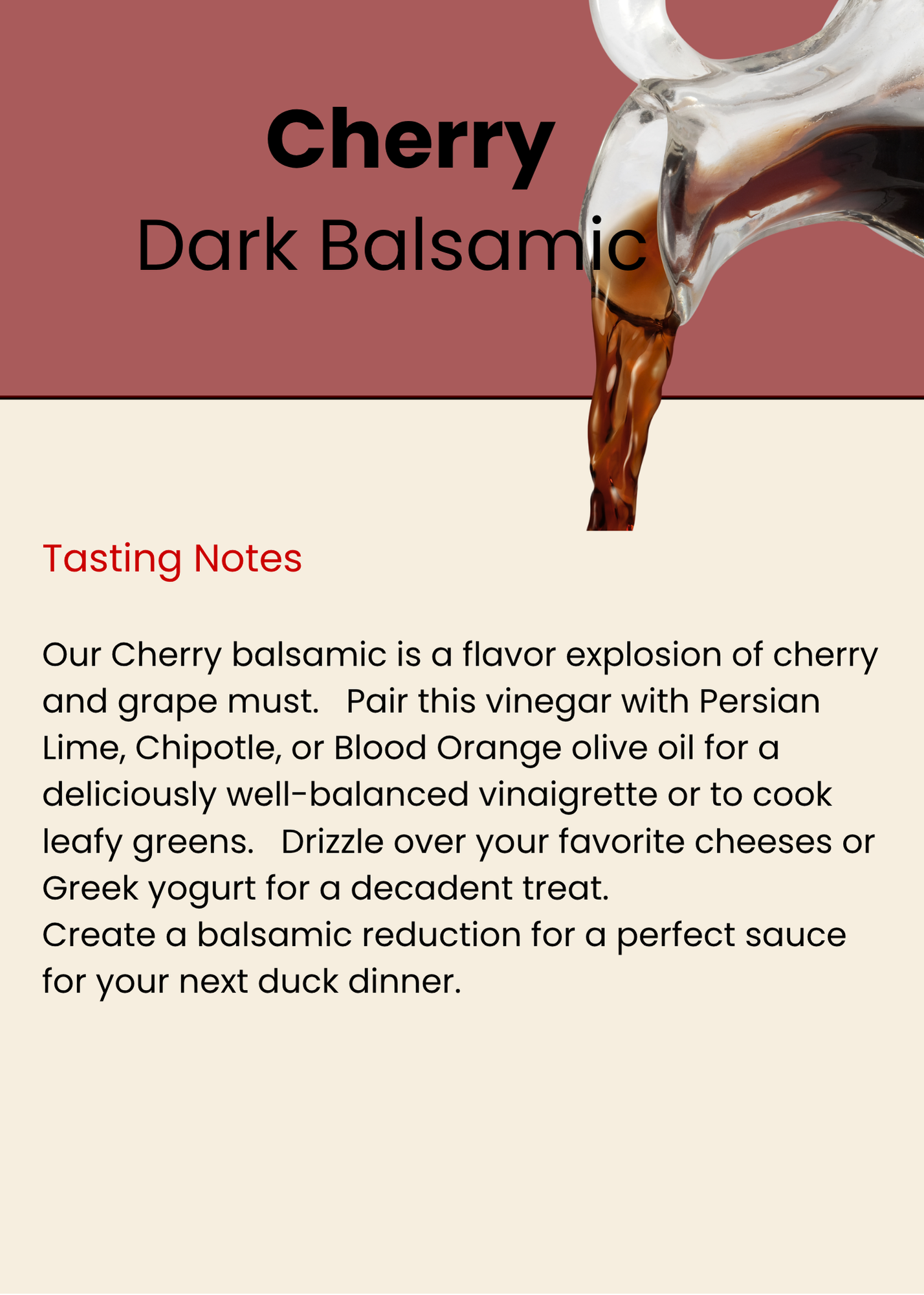 Cherry Balsamic