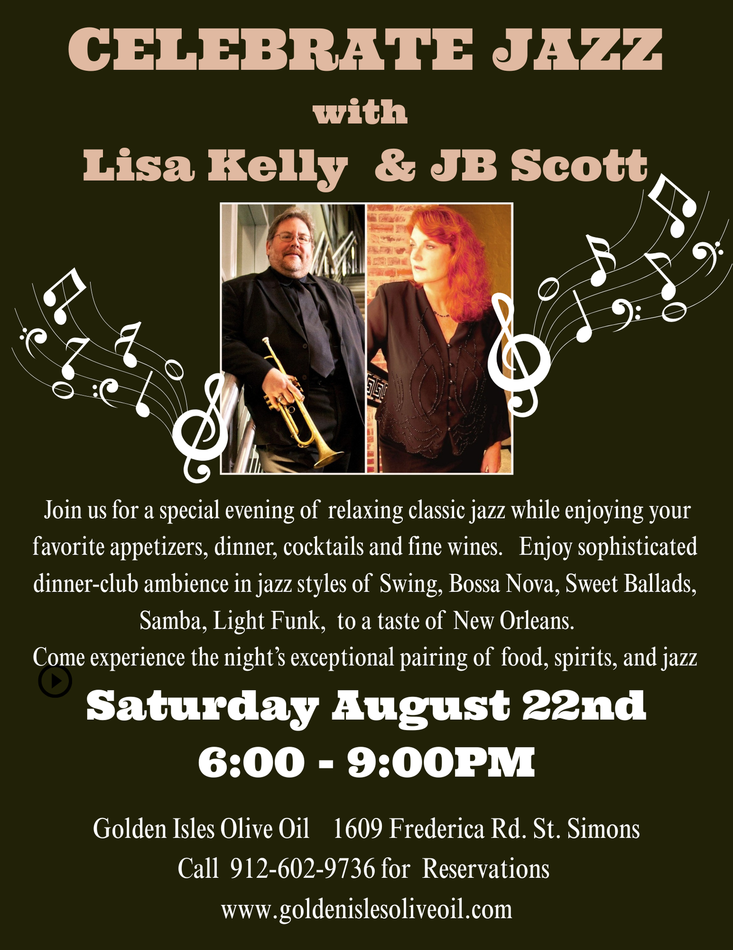 Celebration of Jazz with Lisa Kelly & JB Scott