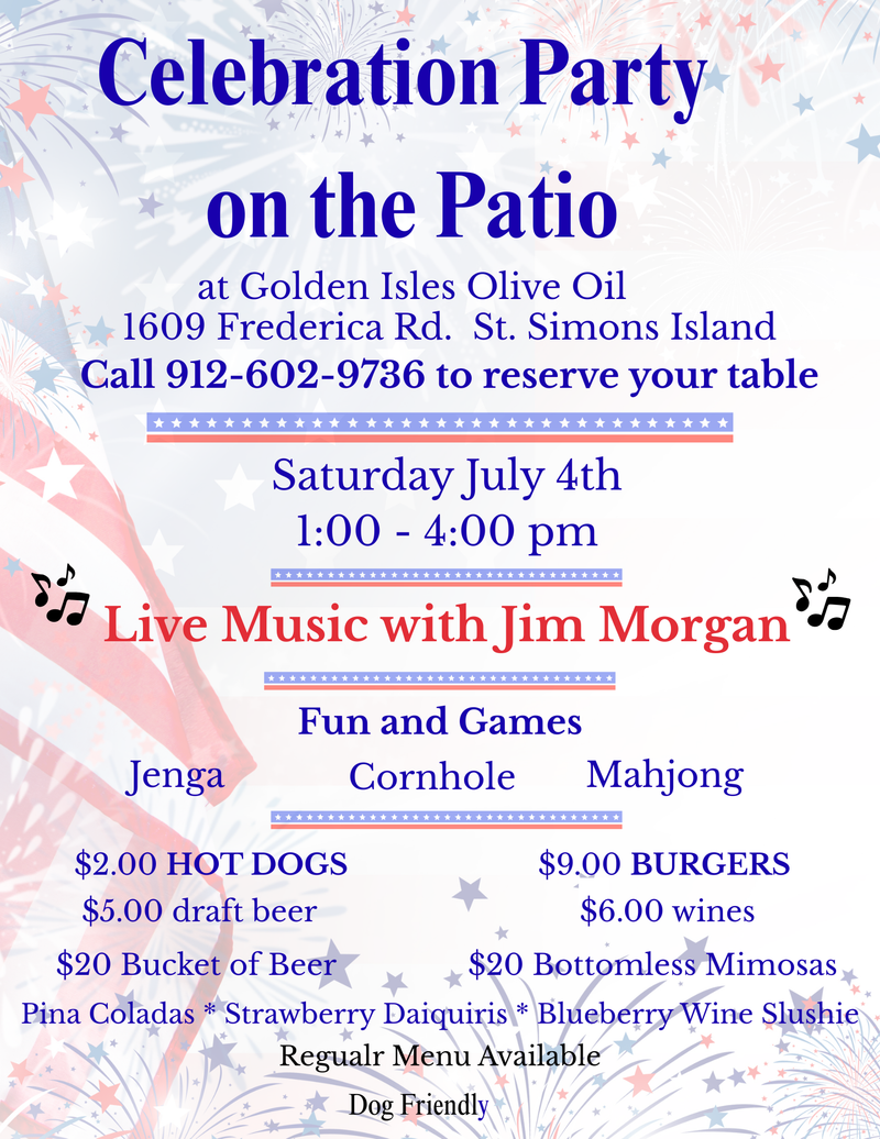 4th of July Celebration Party on the Patio