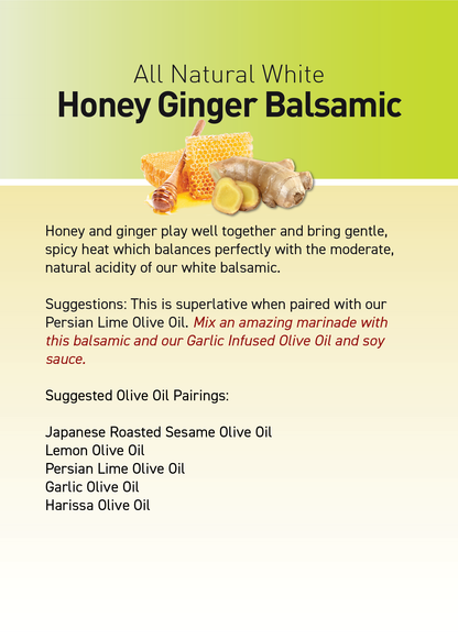 Honey Ginger Balsamic