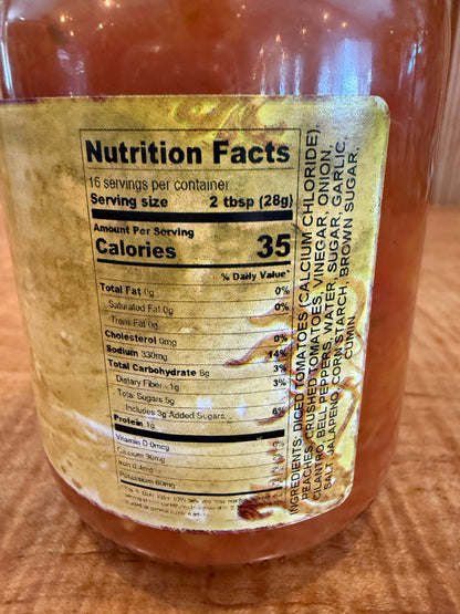 GIOO Peach Salsa 16 oz.