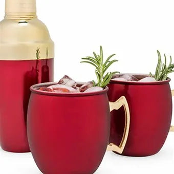 Holiday Mule Mug & Cocktail Shaker Set